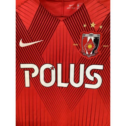 浦和レッズ (ウラワレッズ) 2017シーズン ホーム オーセンティック サッカーユニフォーム 838886-611 メンズ SIZE XL レッド
