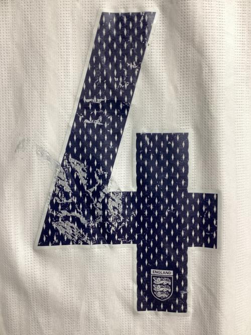 イングランド代表 (イングランドダイヒョウ) 2008シーズン ホーム サッカーユニフォーム 【4】スティーヴン・ジェラード メンズ SIZE M ホワイト