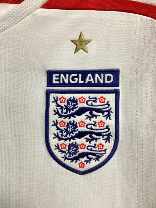 イングランド代表 (イングランドダイヒョウ) 2008シーズン ホーム サッカーユニフォーム 【4】スティーヴン・ジェラード メンズ SIZE M ホワイト
