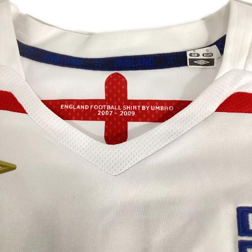 イングランド代表 (イングランドダイヒョウ) 2008シーズン ホーム サッカーユニフォーム 【4】スティーヴン・ジェラード メンズ SIZE M ホワイト