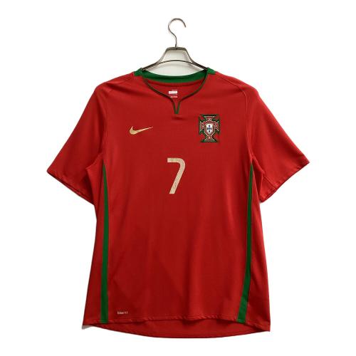 ポルトガル代表 (ポルトガルダイヒョウ) サッカーユニフォーム 【7】クリスティアーノ・ロナウド メンズ SIZE L レッド