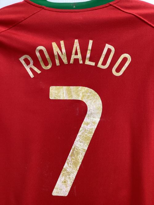 ポルトガル代表 (ポルトガルダイヒョウ) サッカーユニフォーム 【7】クリスティアーノ・ロナウド メンズ SIZE L レッド