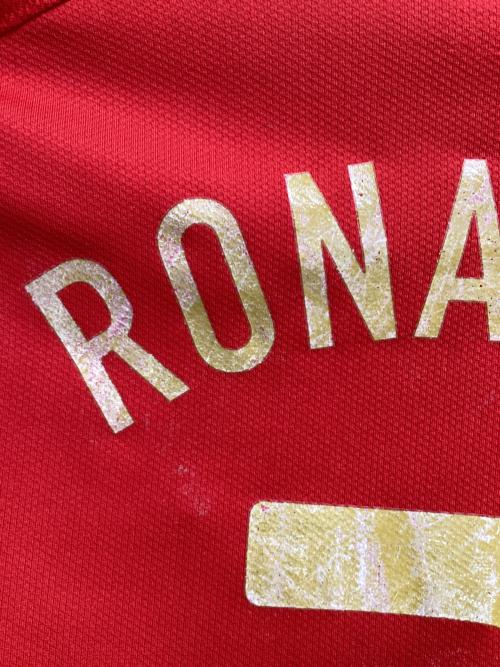 ポルトガル代表 (ポルトガルダイヒョウ) サッカーユニフォーム 【7】クリスティアーノ・ロナウド メンズ SIZE L レッド