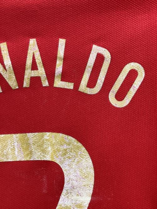 ポルトガル代表 (ポルトガルダイヒョウ) サッカーユニフォーム 【7】クリスティアーノ・ロナウド メンズ SIZE L レッド