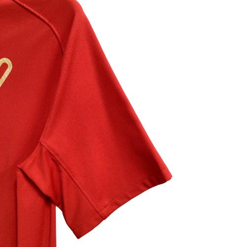 ポルトガル代表 (ポルトガルダイヒョウ) サッカーユニフォーム 【7】クリスティアーノ・ロナウド メンズ SIZE L レッド