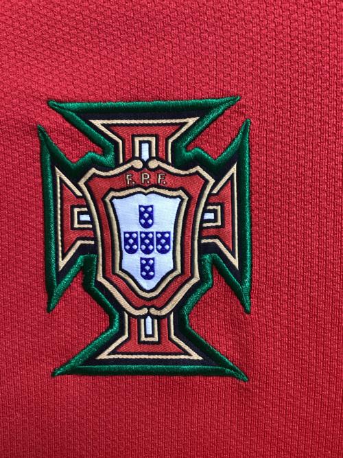 ポルトガル代表 (ポルトガルダイヒョウ) サッカーユニフォーム 【7】クリスティアーノ・ロナウド メンズ SIZE L レッド