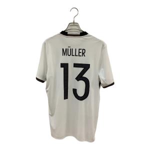 ドイツ代表 (ドイツダイヒョウ) サッカーユニフォーム メンズ SIZE O ホワイト 【13】トーマス・ミュラー 2016シーズン ホーム AI5014