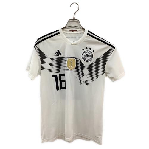 ドイツ代表 (ドイツダイヒョウ) サッカーユニフォーム メンズ SIZE M ホワイト 【18】ヨシュア・キミッヒ 2018シーズン ホーム BR7843
