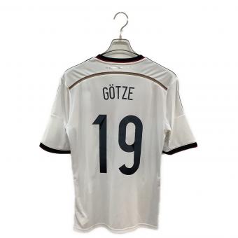 ドイツ代表 (ドイツダイヒョウ) サッカーユニフォーム メンズ SIZE O ホワイト 【19】レオン・ゴレツカ 2014シーズン ホーム M35022