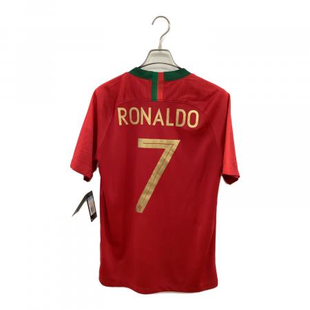 【美品！】2018ロシアW杯 ポルトガル代表 ♯7 C・ロナウド【Mサイズ相当】 ポルトガル代表 サッカーユニフォーム メンズ SIZE M レッド 【7