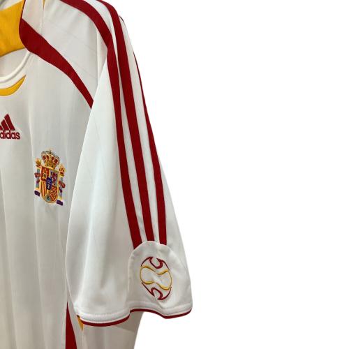 スペイン代表 (スペインダイヒョウ) サッカーユニフォーム メンズ SIZE O ホワイト 【7】ラウール・ゴンサレス 2006-2007シーズン アウェイ 817756