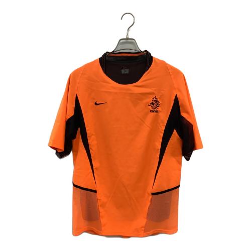 オランダ代表 (オランダダイヒョウ) サッカーユニフォーム メンズ SIZE M オレンジ 2002シーズン・ホーム 182357