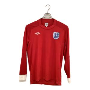 イングランド代表 (イングランドダイヒョウ) サッカーユニフォーム メンズ SIZE M レッド 10-11シーズン・アウェイ・長袖 UDS6010AL