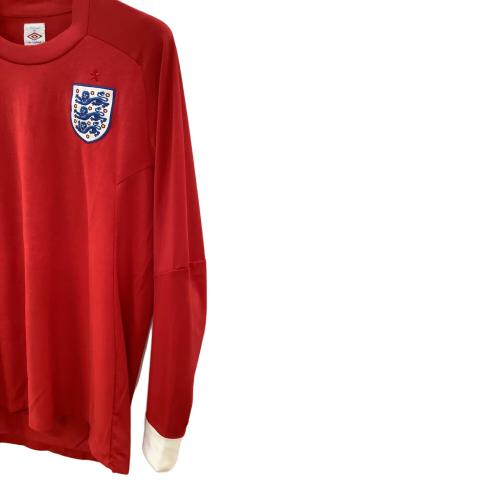 イングランド代表 (イングランドダイヒョウ) サッカーユニフォーム メンズ SIZE M レッド 10-11シーズン・アウェイ・長袖 UDS6010AL