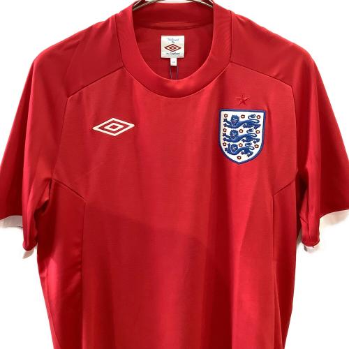 イングランド代表 (イングランドダイヒョウ) 10-11シーズン・アウェイ サッカーユニフォーム UDS6010A メンズ SIZE M レッド