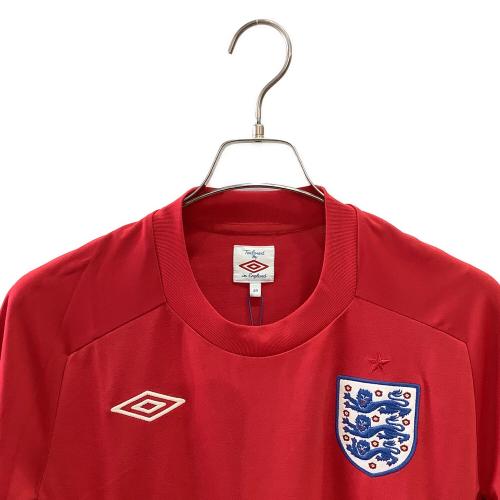 イングランド代表 (イングランドダイヒョウ) 10-11シーズン・アウェイ サッカーユニフォーム UDS6010A メンズ SIZE M レッド