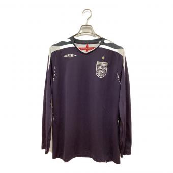 イングランド代表 (イングランドダイヒョウ) サッカーユニフォーム メンズ SIZE L パープル 07-09シーズン・GK・ユニフォーム・長袖 UDS6710HG