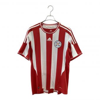 パラグアイ代表 11シーズン・ホーム サッカーユニフォーム V31364 メンズ SIZE O ホワイトxレッド