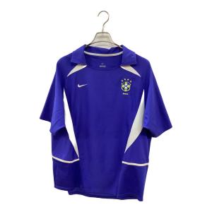 ブラジル代表 サッカーユニフォーム メンズ SIZE L ブルー 2002シーズン・アウェイ
