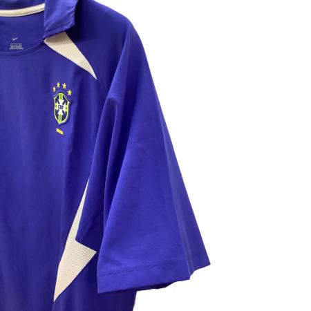 ブラジル代表 サッカーユニフォーム メンズ SIZE L ブルー 2002