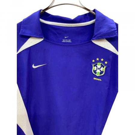 ブラジル代表 サッカーユニフォーム メンズ SIZE L ブルー 2002