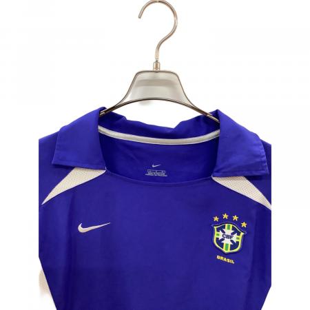 ブラジル代表 サッカーユニフォーム メンズ SIZE L ブルー 2002