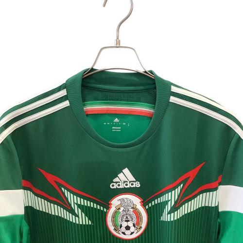 メキシコ代表 (メキシコダイヒョウ) 14シーズン・ホーム サッカーユニフォーム G86985 メンズ SIZE O グリーン