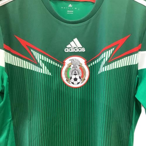メキシコ代表 (メキシコダイヒョウ) 14シーズン・ホーム サッカーユニフォーム G86985 メンズ SIZE O グリーン