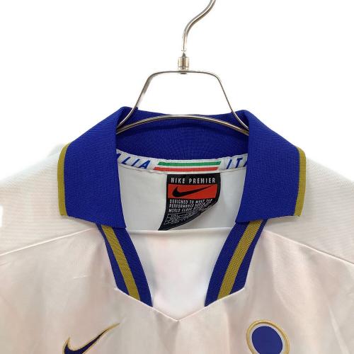 イタリア代表 (イタリアダイヒョウ) サッカーユニフォーム メンズ SIZE L ホワイト 96-98シーズン・アウェイ