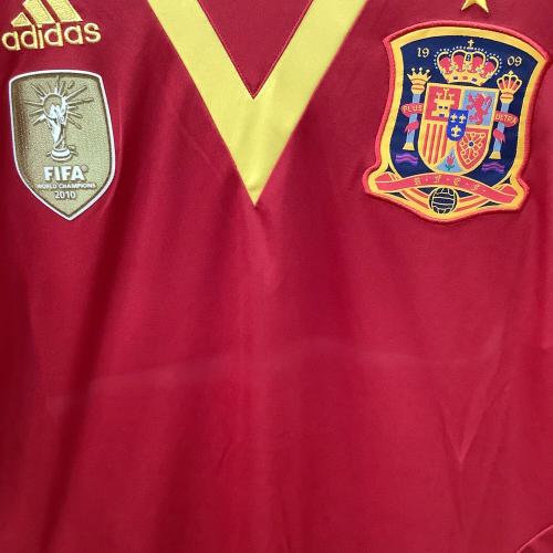 スペイン代表 (スペインダイヒョウ) サッカーユニフォーム X53272 メンズ SIZE O レッド
