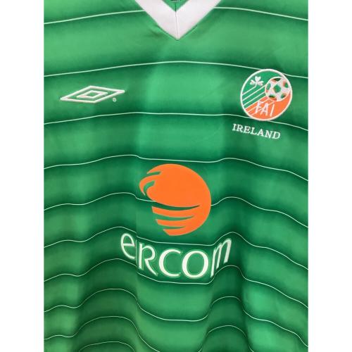 アイルランド代表 サッカーユニフォーム メンズ SIZE M グリーン 【6】ロイ・キーン・2005シーズン・ホーム