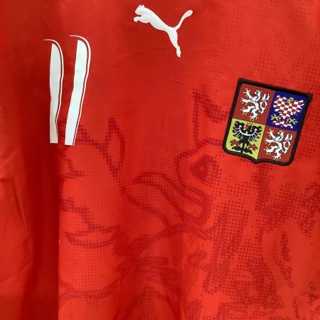 チェコ代表 サッカーユニフォーム メンズ SIZE M レッド 【11