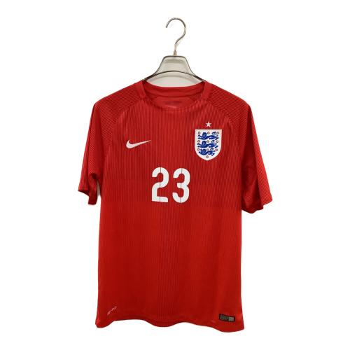 イングランド代表 (イングランドダイヒョウ) サッカーユニフォーム メンズ SIZE M レッド 【23】ルーク・ショー・2014シーズン・アウェイ 588102-600