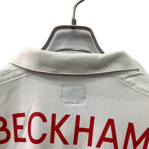 イングランド代表 (イングランドダイヒョウ) サッカーユニフォーム メンズ SIZE L ホワイト 【17】デイビット・ベッカム・09-11シーズン・ホーム・長袖 UDS6910HL