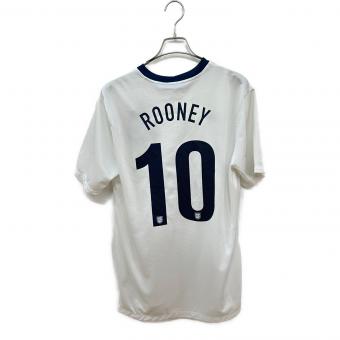 イングランド代表 (イングランドダイヒョウ) サッカーユニフォーム メンズ SIZE L ホワイト 150周年記念 【10】ウェイン・ルーニー・2013シーズン・ホーム 580957-105