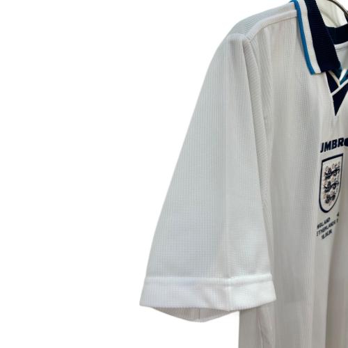 イングランド代表 (イングランドダイヒョウ) サッカーユニフォーム メンズ SIZE L ホワイト 【9】アラン・シアラー・1996 復刻ユニフォーム ホーム UDS7871