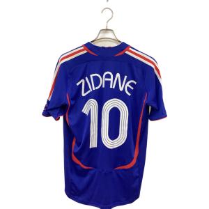 フランス代表 (フランスダイヒョウ) サッカーユニフォーム メンズ SIZE O ブルー 【10】ジネディーヌ・ジダン・06-07シーズン・ホーム 450349