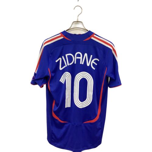 フランス代表 (フランスダイヒョウ) サッカーユニフォーム メンズ SIZE O ブルー 【10】ジネディーヌ・ジダン・06-07シーズン・ホーム 450349