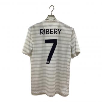フランス代表 (フランスダイヒョウ) サッカーユニフォーム メンズ SIZE M ホワイト 【7】フランク・リベリー・2014シーズン・アウェイ 577927-105