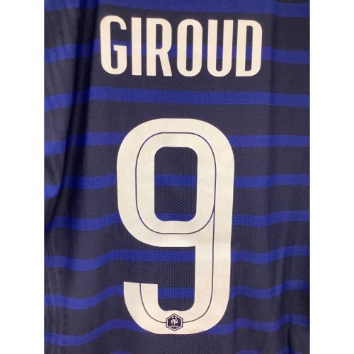 フランス代表 (フランスダイヒョウ) サッカーユニフォーム メンズ SIZE M ネイビー 【9】オリヴィエ・ジル-・2020シーズン・ホーム・オーセンティック CD0586-498