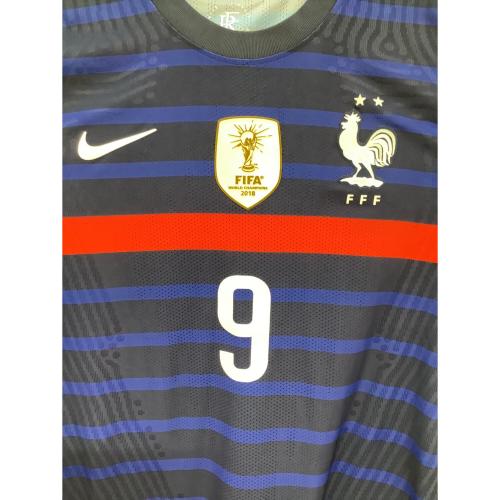フランス代表 (フランスダイヒョウ) サッカーユニフォーム メンズ SIZE M ネイビー 【9】オリヴィエ・ジル-・2020シーズン・ホーム・オーセンティック CD0586-498