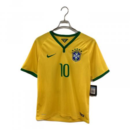 【香川手毬】ブラジル代表 2014 ユニフォーム ネイマール Mサイズ ブラジル代表 サッカーユニフォーム メンズ SIZE M イエロー 【10