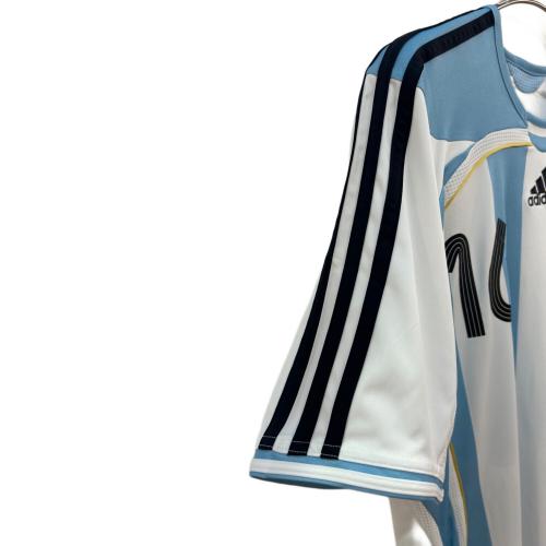 アルゼンチン代表 (アルゼンチンダイヒョウ) サッカーユニフォーム メンズ SIZE O ホワイトxスカイブルー 【16】アイマール・06-07シーズン・ホーム 739802