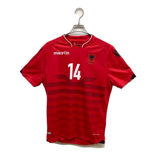アルバニア代表 サッカーユニフォーム 2016シーズン・ホームユニフォーム メンズ SIZE L レッド