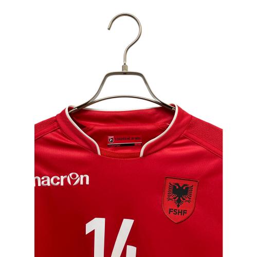 アルバニア代表 サッカーユニフォーム 2016シーズン・ホームユニフォーム メンズ SIZE L レッド