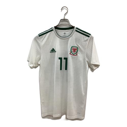 ウェールズ代表 サッカーユニフォーム メンズ SIZE O ホワイト 【11】ガレス・ベイル・2018シーズン・ホーム BP9989