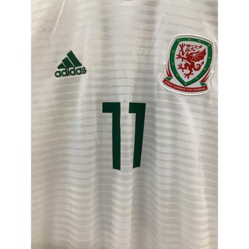 ウェールズ代表 サッカーユニフォーム メンズ SIZE O ホワイト 【11】ガレス・ベイル・2018シーズン・ホーム BP9989