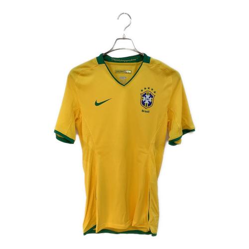 ブラジル代表 08-09シーズン・ホーム・2008着限定 サッカーユニフォーム メンズ SIZE L イエロー