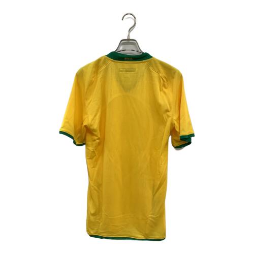 ブラジル代表 08-09シーズン・ホーム・2008着限定 サッカーユニフォーム メンズ SIZE L イエロー