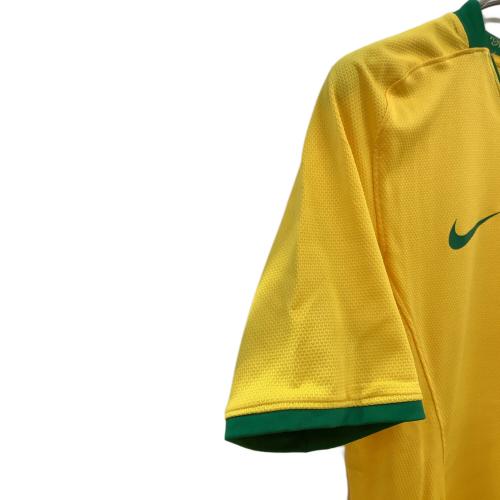 ブラジル代表 08-09シーズン・ホーム・2008着限定 サッカーユニフォーム メンズ SIZE L イエロー